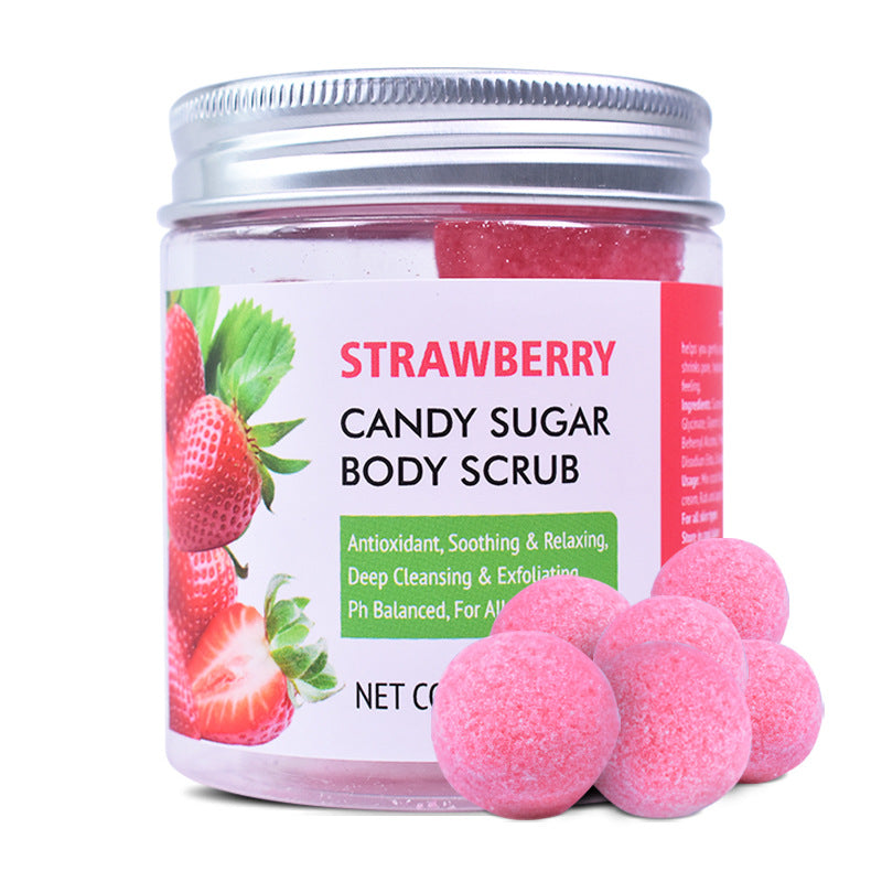Crema Exfoliante Corporal Brushed Candy – Aroma Frutal, 200g, Limpieza Profunda y Piel Suave