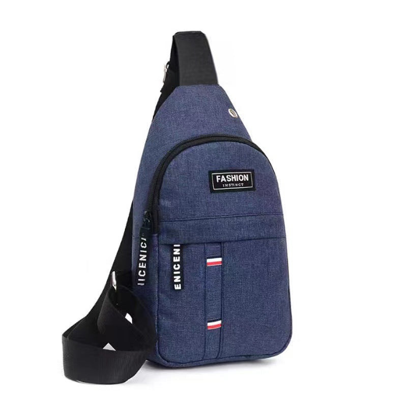 Chest Bag Outdoor Canvas Bolso Cruzado de Lona para Hombre Urbano Crossbody Mochila de Pecho