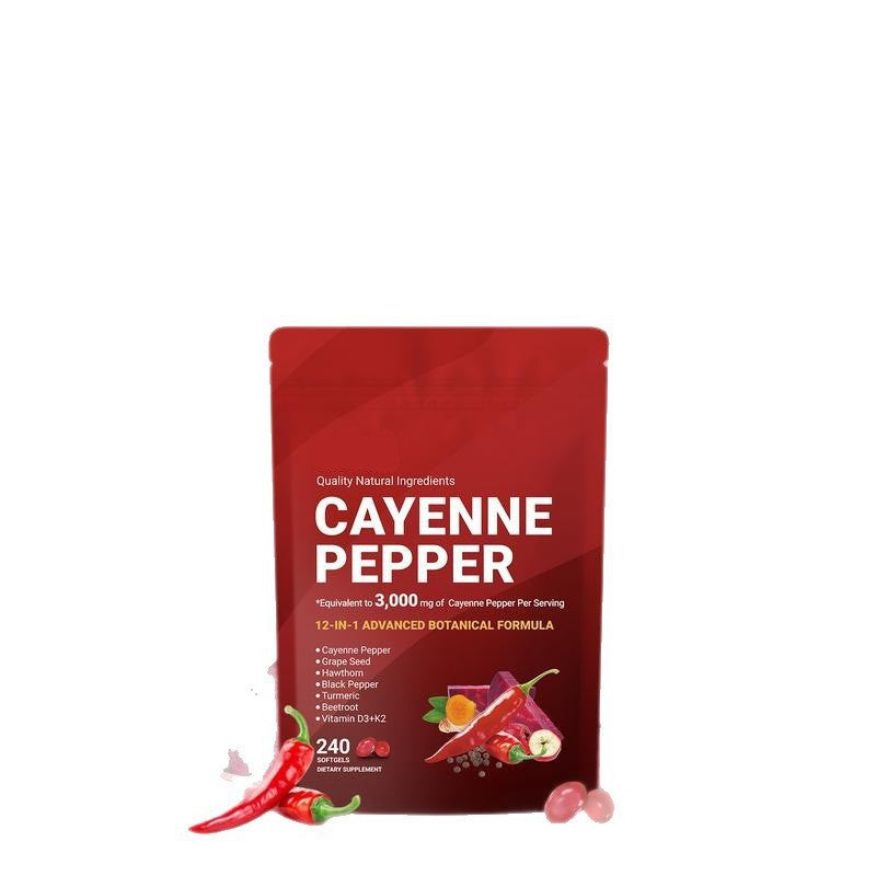 Suplemento Vitamina D3 + K2 con Pimienta Cayena 240 Cápsulas Salud Ósea e Inmunidad