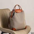 Mochila Nylon Premium Gran Capacidad Asas Cuero Ligera Negocios Viaje Commute 6 Colores