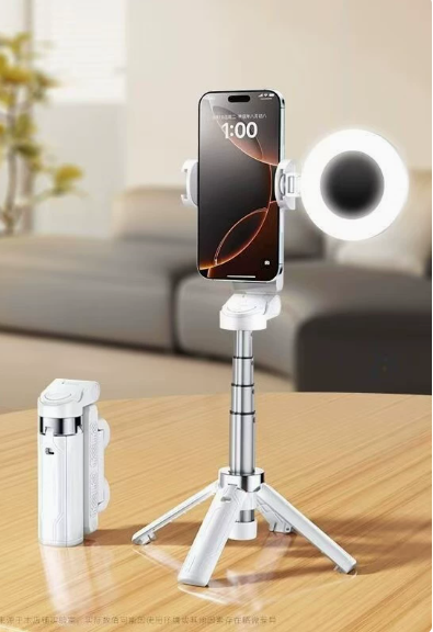 Selfie Stick Bluetooth JC-25 – Tripóde Extensible Antivibración, Streaming y Fotografía
