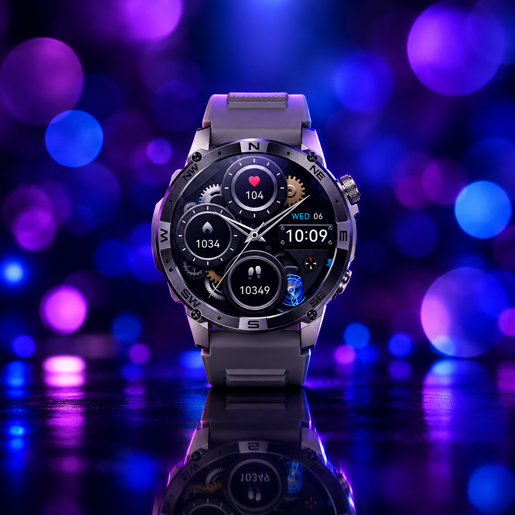 Smartwatch GPS Deportivo – Ciclismo, Running, Natación y Bluetooth