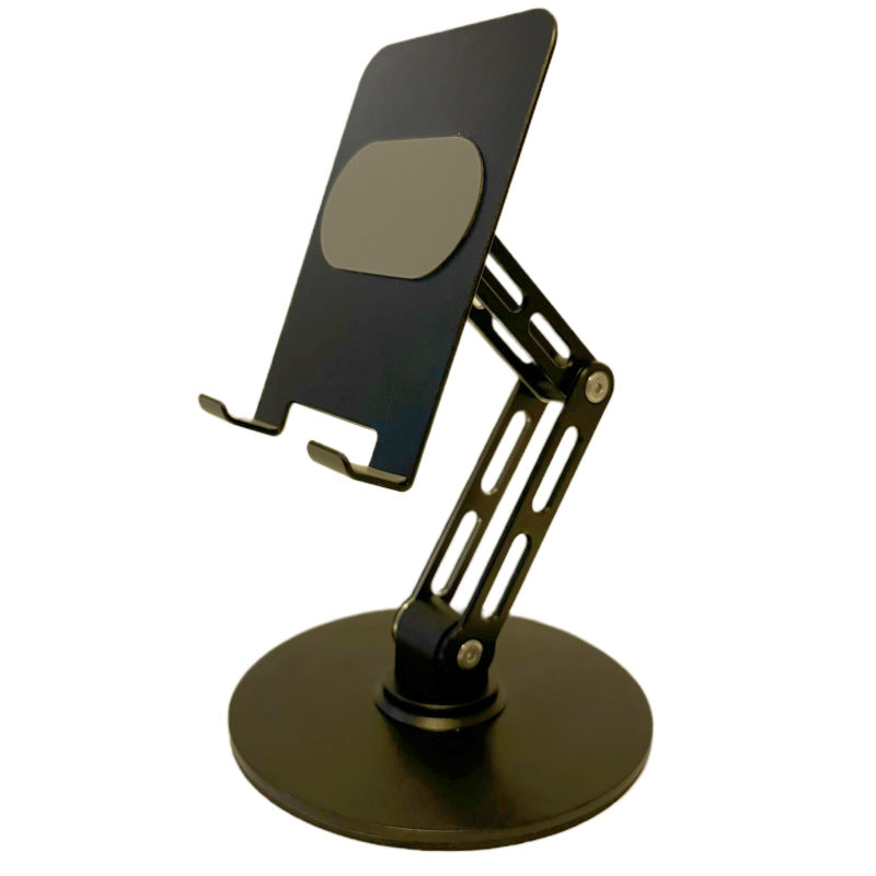 Soporte de Escritorio Giratorio para Teléfono y Tablet – Aleación de Aluminio, Doble Plegado, 5 Variantes