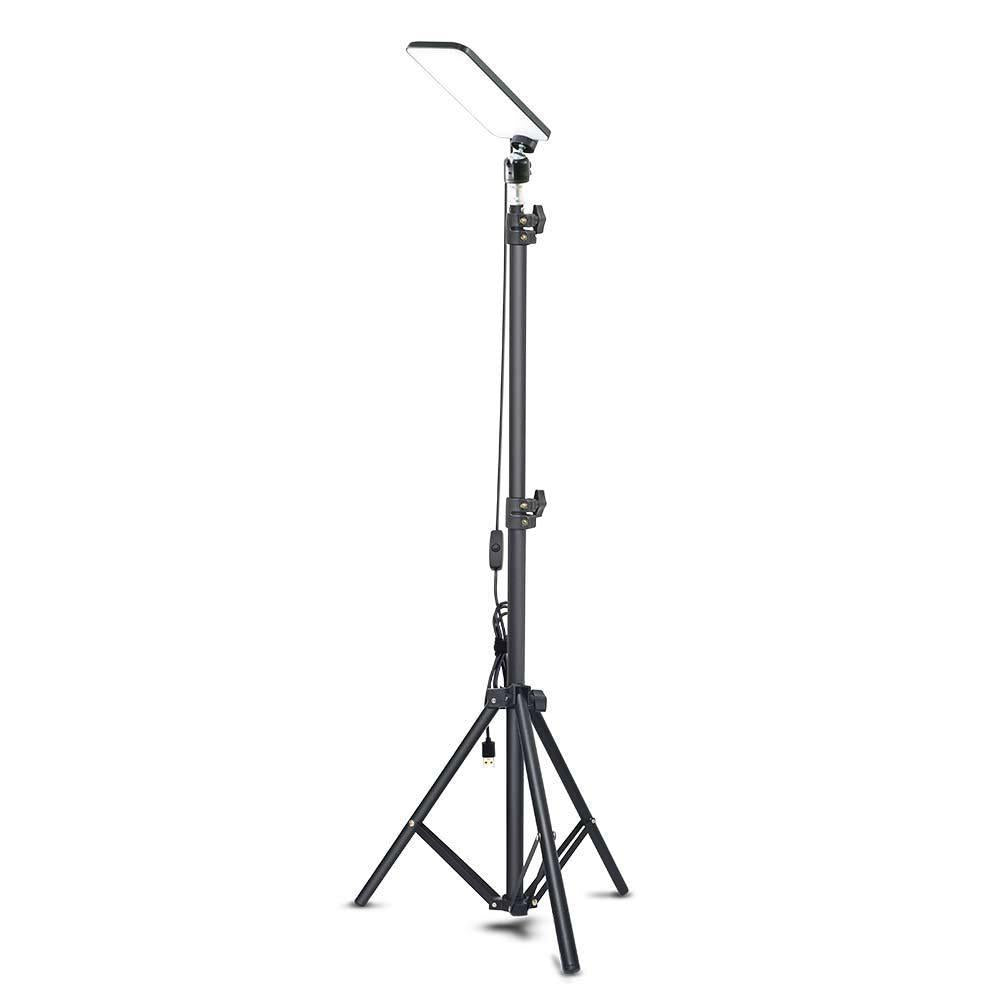 Lámpara LED Recargable USB para Camping Carpa Outdoor con Palo Telescópico 1.8m 5V