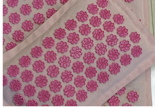 Set Cojín Triangular Lotus de Lino y Fibra de Coco para Acupresión y Meditación | 13 Colores
