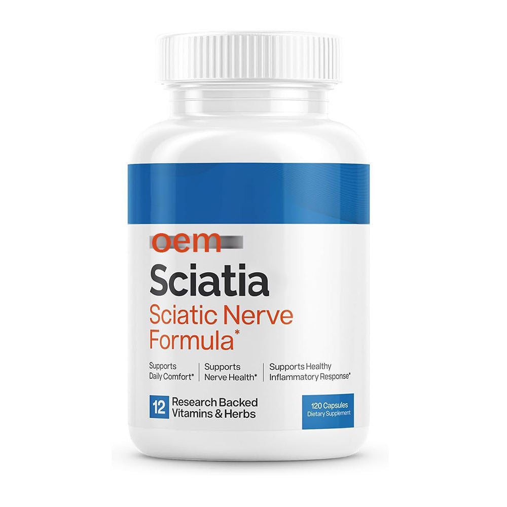 Cápsulas Sciatia Vitaminas B2, B6, B9, B12 – Fórmula para Nervio Ciático