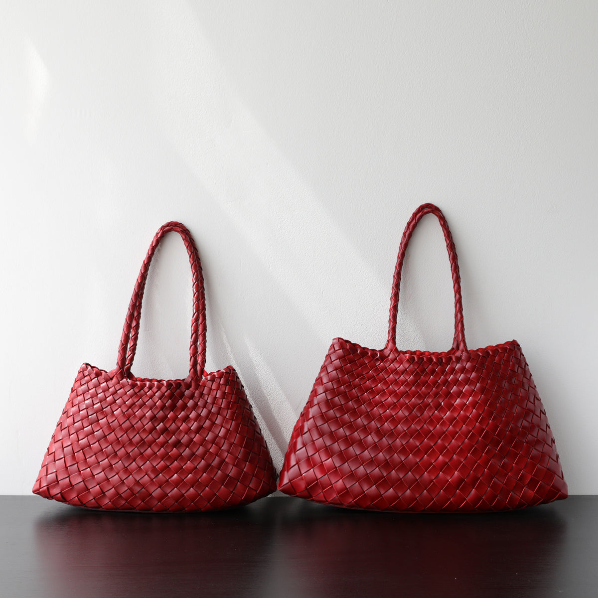 Bolsa Tejida Underarm Woven Bag Asa Trenzada 7 Colores Talla Small 37cm / Large 44cm
