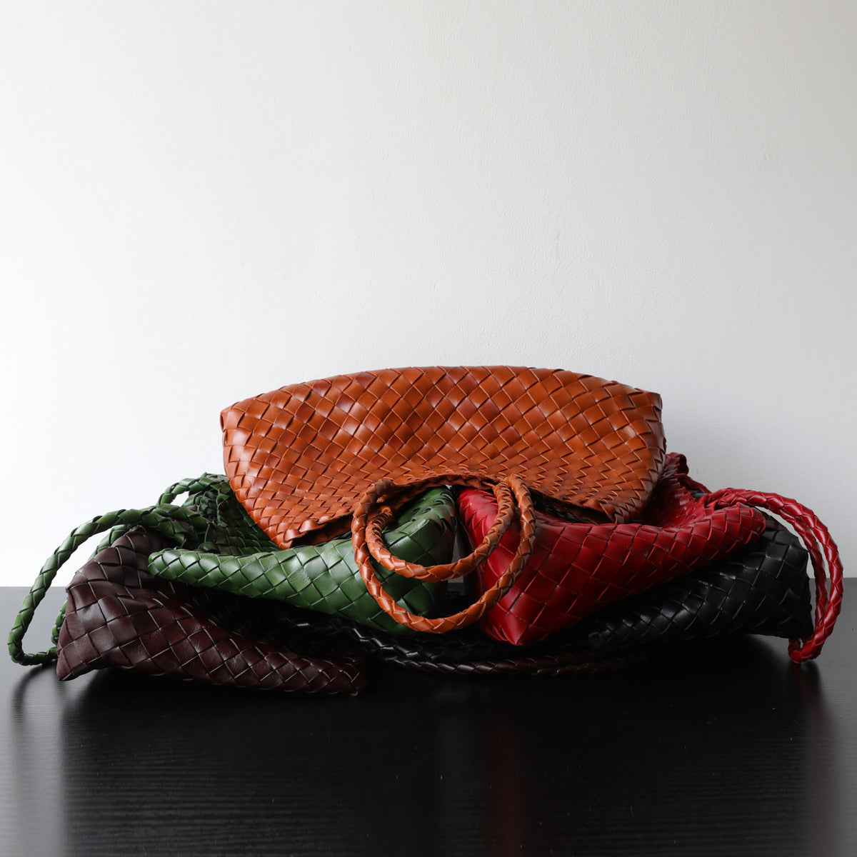 Bolsa Tejida Underarm Woven Bag Asa Trenzada 7 Colores Talla Small 37cm / Large 44cm