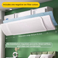 Deflector Aire Acondicionado Ajustable 58.5-95.5cm Sin Instalación Anti Condensación 2 Versiones