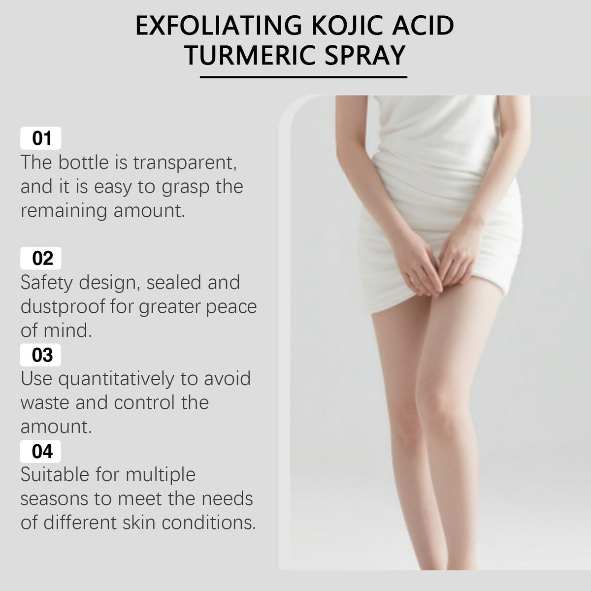 Spray Limpiador de Cutícula con Ácido Kójico y Cúrcuma 100ml