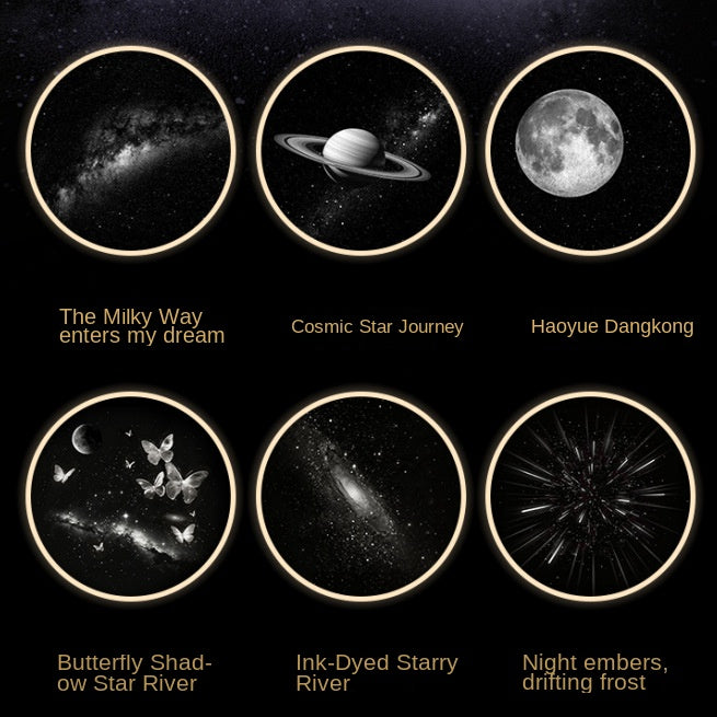 Lámpara Proyector de Estrellas Galaxia USB Luz Nocturna Ambiental para Habitación y Descanso