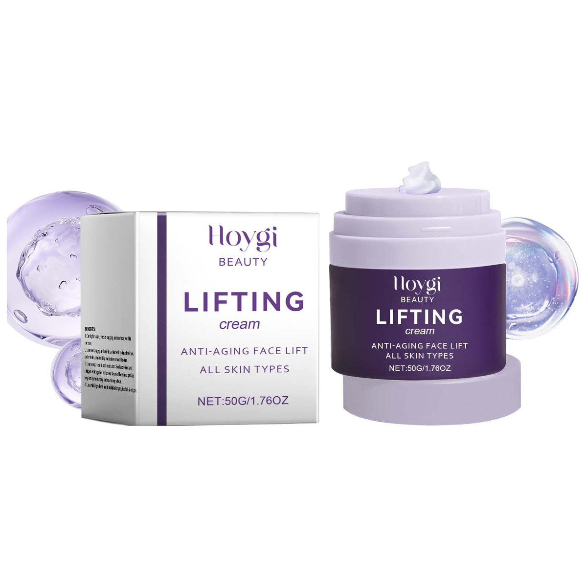 Crema Facial Hidratante Profunda para Suavizar Líneas Finas y Luminosidad