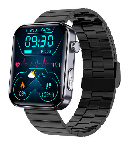 Smartwatch con Llamadas Bluetooth SOS Alarma Caída Pedómetro Sueño y Recordatorio de Mensajes