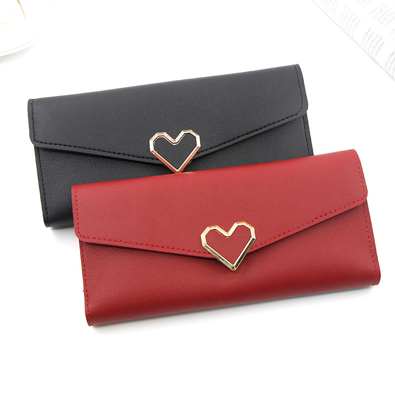 Cartera Mujer Corta Cuero PU con Cierre Zip Ranuras Tarjetas y Billetes Casual Compacta