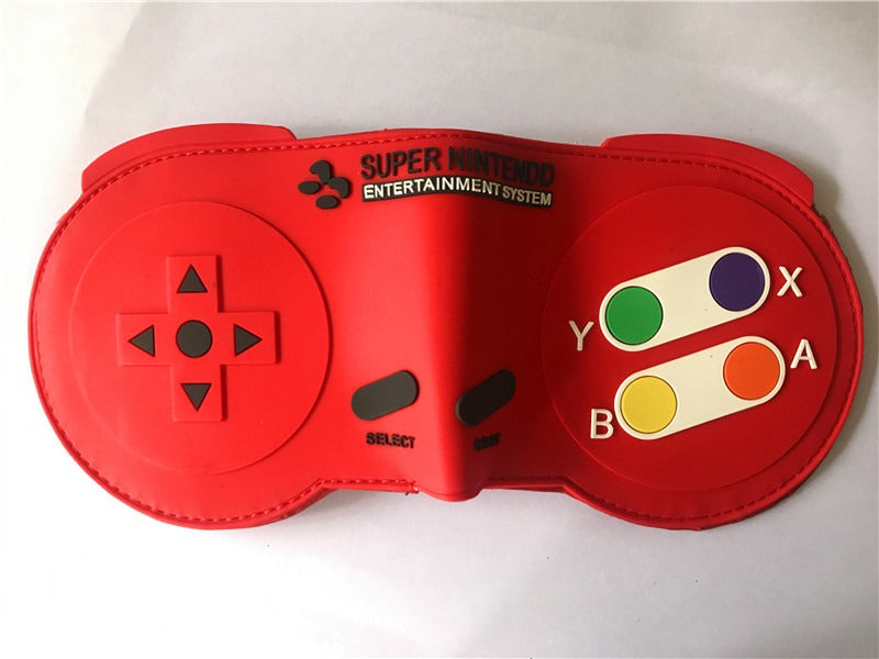 Cartera Corta Diseño PlayStation PS4 Botones Control Gamer Wallet Hombre Joven Friki