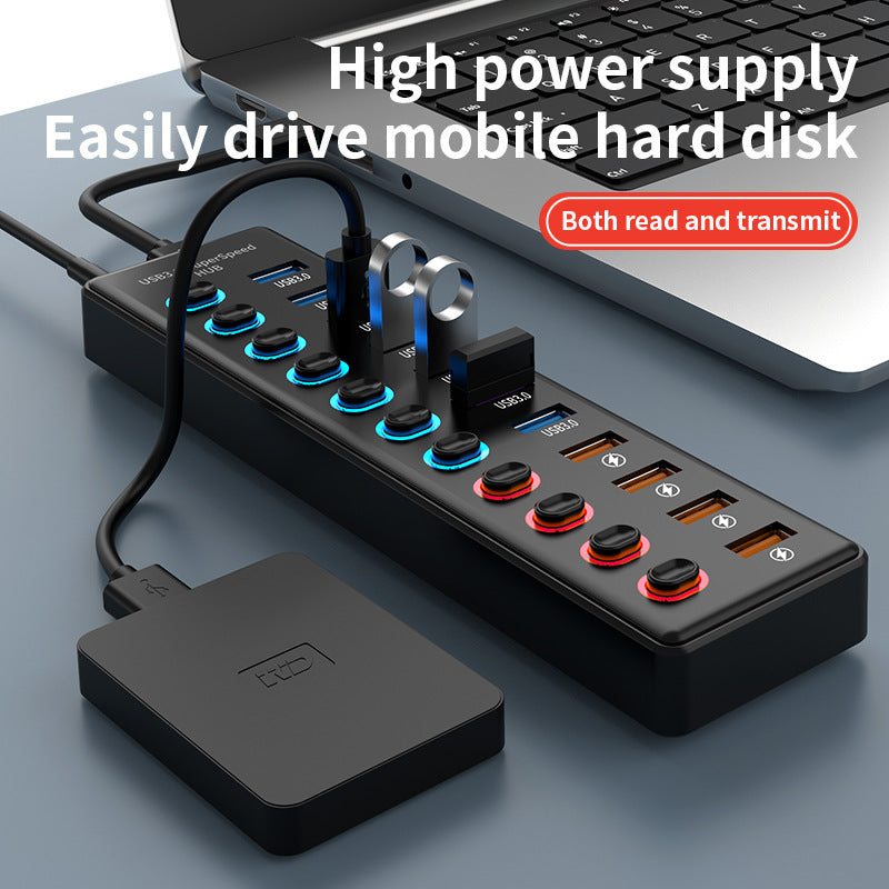 Hub 11 en 1 USB 3.1 Gen2 Expansión Multipuerto para Laptop con HDMI USB 3.0 y Lector de Tarjetas