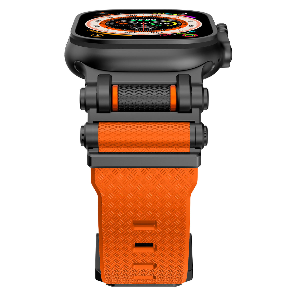 Correa de Silicona con Fibra de Carbono para Apple Watch y Samsung Galaxy Watch Ultra – Estilo Fashion, 22mm
