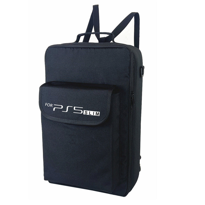 Mochila Bolsa Almacenamiento PS5 Slim Oxford Protección Digital y Optical Drive 38x25x13cm 2 Versiones