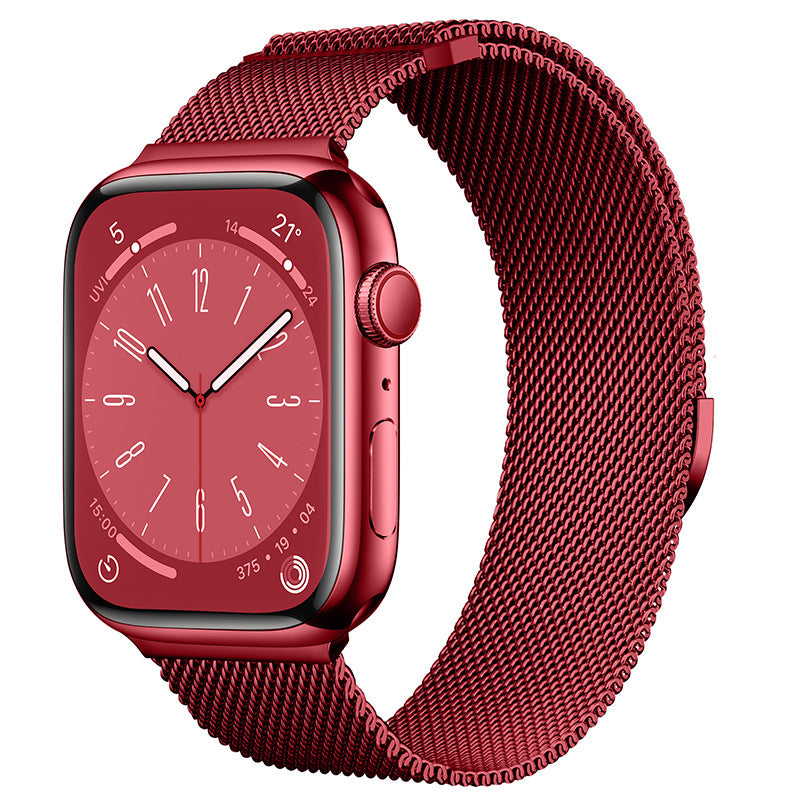 Correa Milanese de Acero Magnética para Apple Watch iWatch 11 – 38 a 49mm, 10 Colores, Cierre Magnético