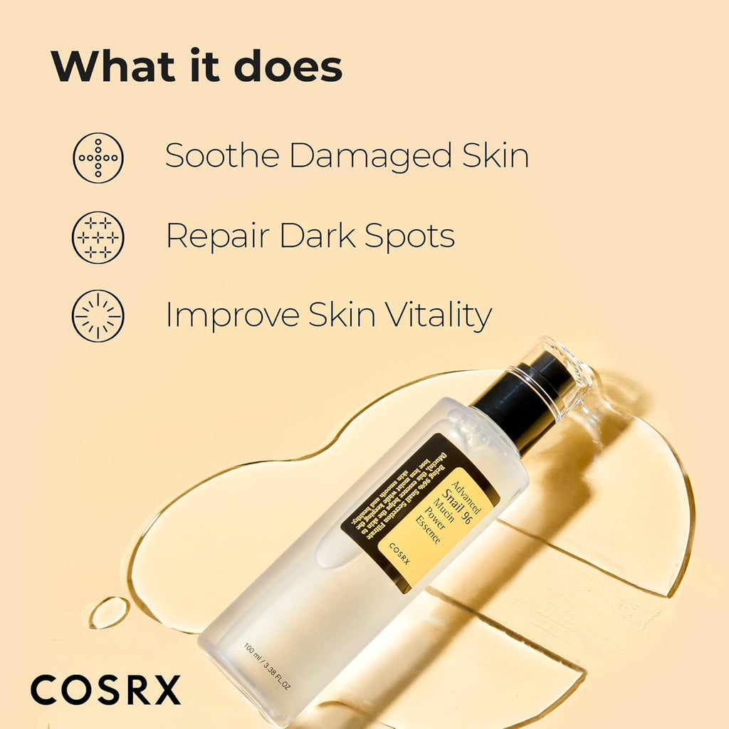 Esencia Facial Cosrx Baba de Caracol | Hidratante y Luminosa 100ml