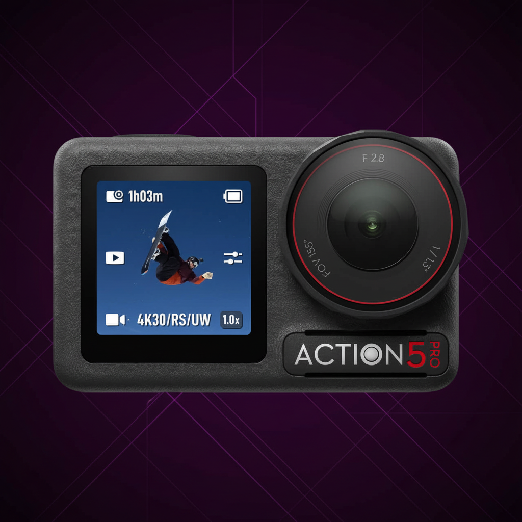 DJI Osmo Action 5 Pro – Cámara de Acción 4K para Vlog, Ciclismo y Viajes