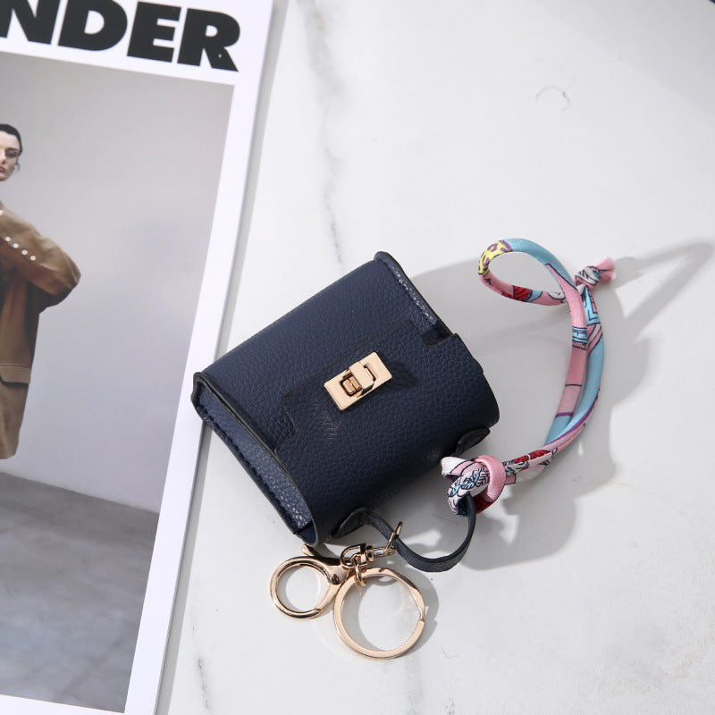 Mini Bolsa Kelly PVC Monedero Llavero Cierre Candado Unisex 7.5x4x7cm 11 Colores