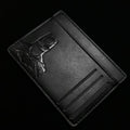 Tarjetero Cartera Batman PU Cuero Unisex Porta ID Pasaporte Minimalista 11x8cm Negro