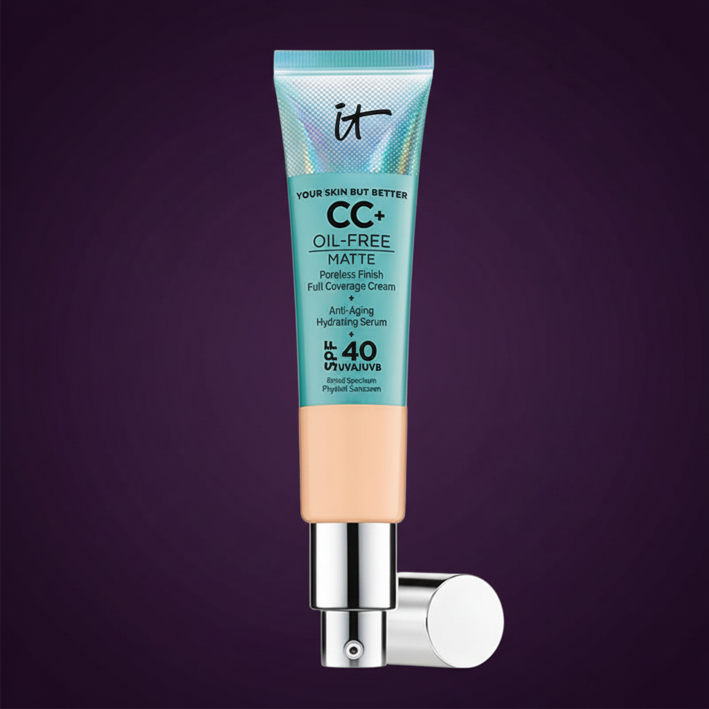 IT Cosmetics CC+ Cream Control Mate SPF40 – Cobertura Total, 2 Tonos