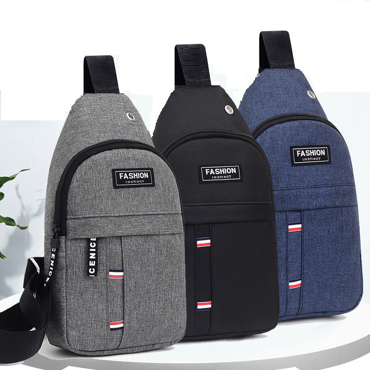 Chest Bag Outdoor Canvas Bolso Cruzado de Lona para Hombre Urbano Crossbody Mochila de Pecho