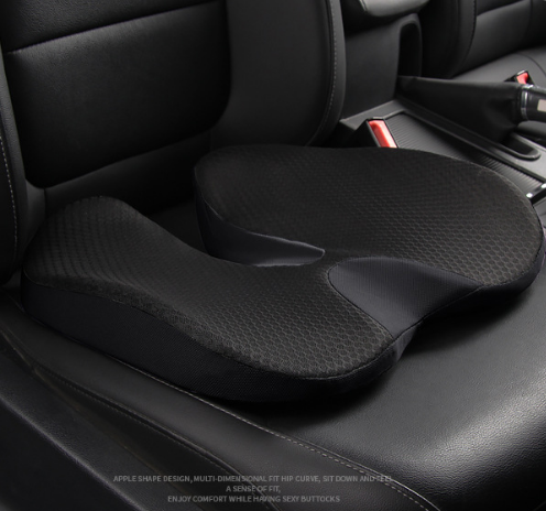 Cojín de Memoria Espuma para Silla de Oficina y Escritorio Soporte Postural Cómodo Anti-Fatiga