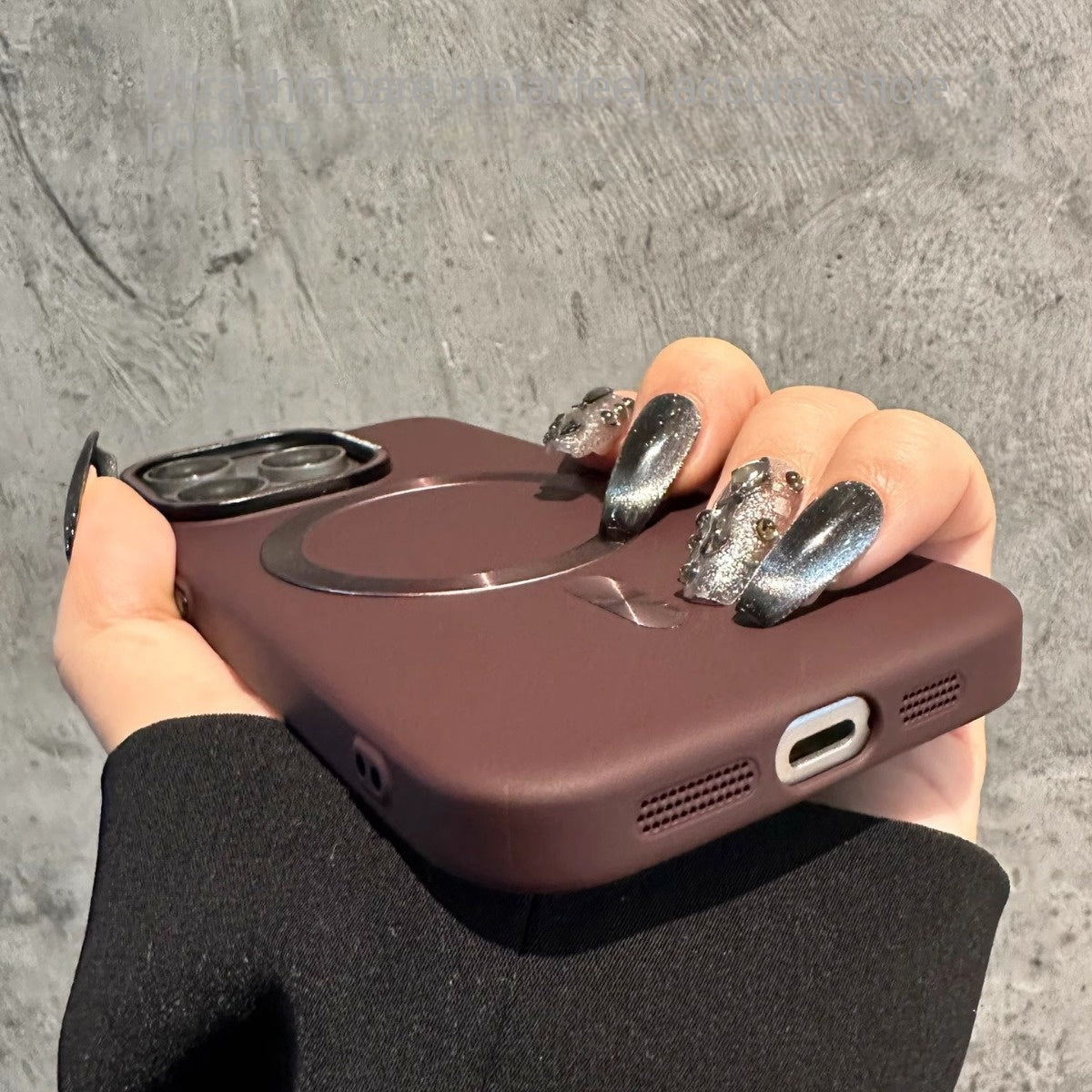 Funda Magnética Esmerilada para iPhone 12–16 Pro Max – PC, Cobertura Total, Anticaidas, 6 Colores