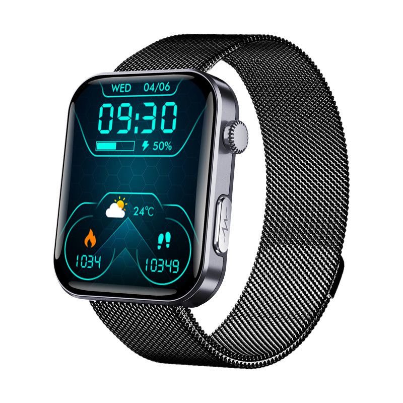 Smartwatch con Llamadas Bluetooth SOS Alarma Caída Pedómetro Sueño y Recordatorio de Mensajes