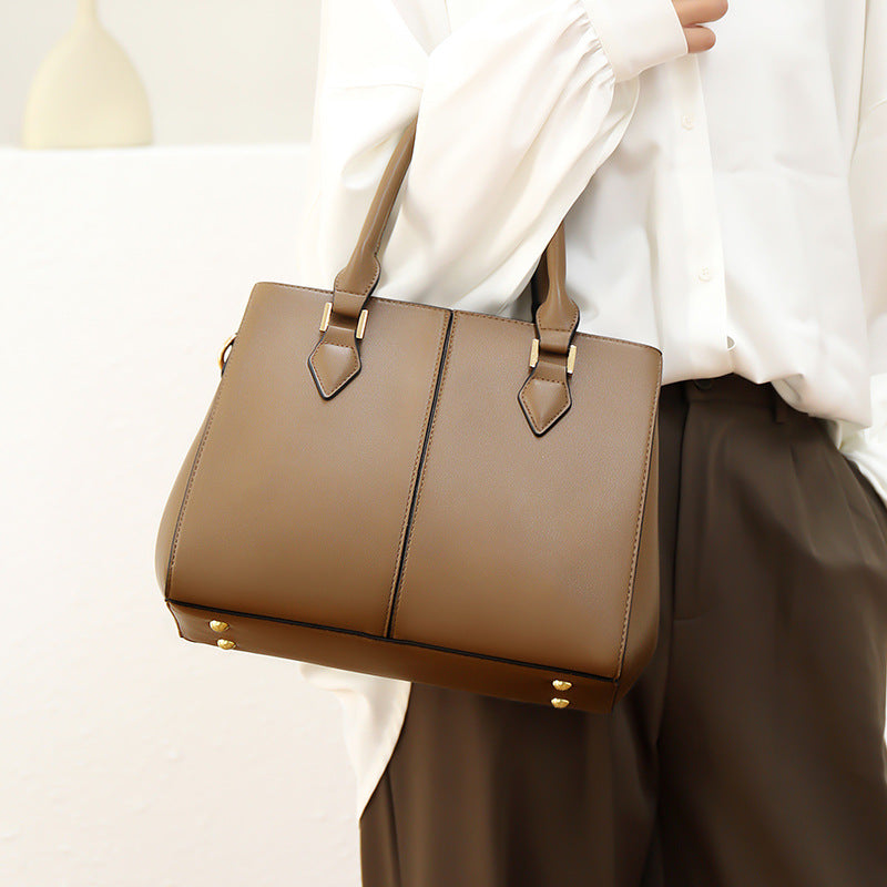 Bolso Tote Elegante para Mujer de Mediana Edad Bolso de Asa Superior Madre Shopper Diario