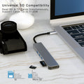 Docking Station 7 en 1 USB-C para Laptop Expansión de Puertos HDMI USB 3.0 Lector SD Multipuerto