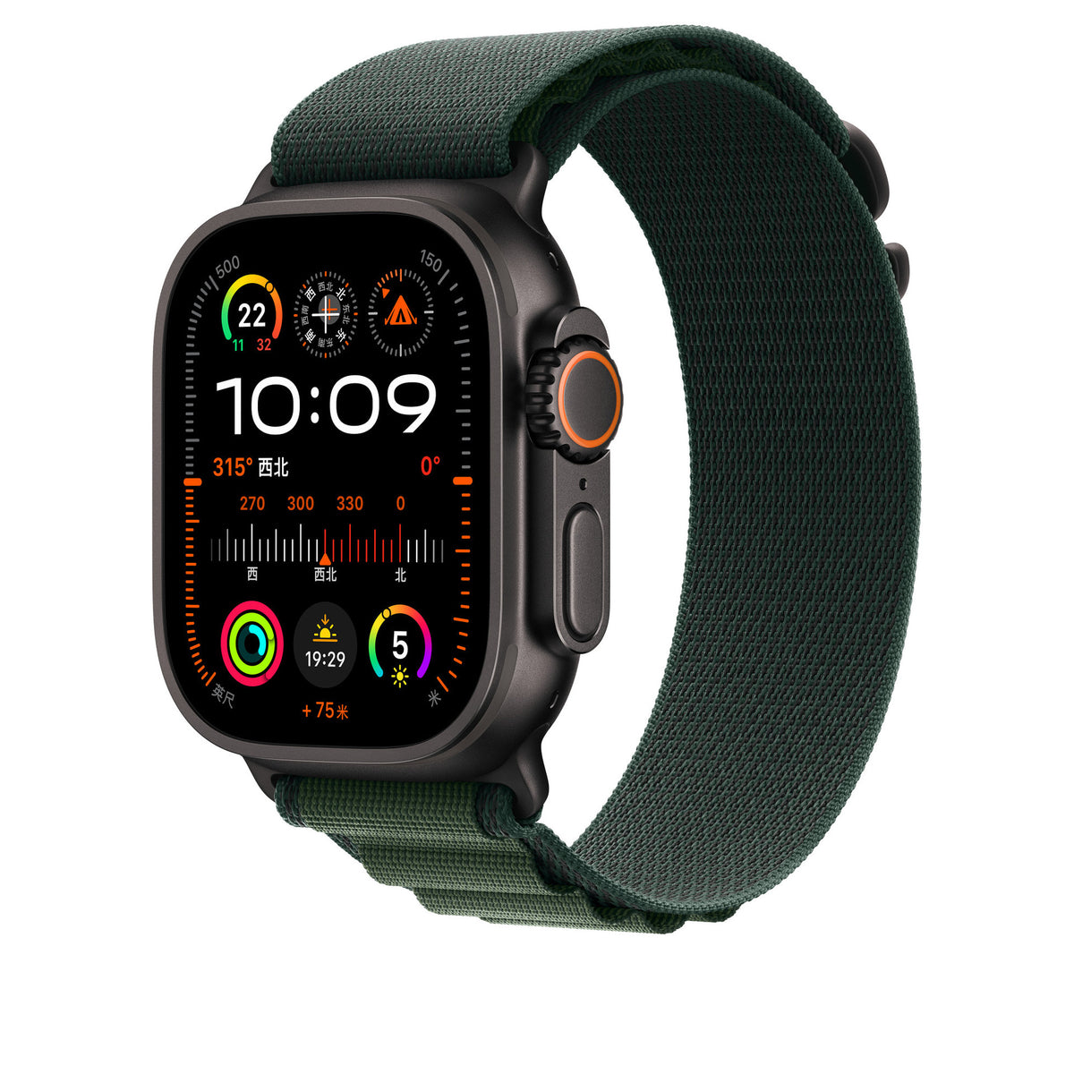 Correa de Nylon Loop para Apple Watch Series 11/10/Ultra – Alta Montaña, +60 Colores, 38–49mm