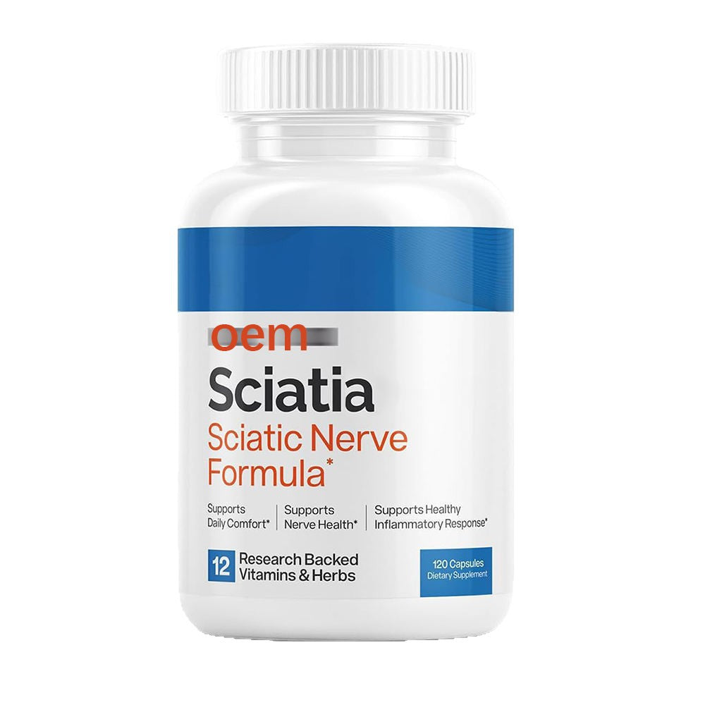 Cápsulas Sciatia Vitaminas B2, B6, B9, B12 – Fórmula para Nervio Ciático