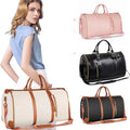 Bolso Viaje Plegable Suit Bag PU Cuero Gran Capacidad Crossbody Traje Negocios 7 Colores 1050g