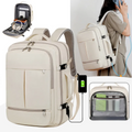 Mochila Gran Capacidad Oxford Impermeable Porta Laptop 15.6" Viaje Negocios Unisex 31x20x44cm 5 Colores