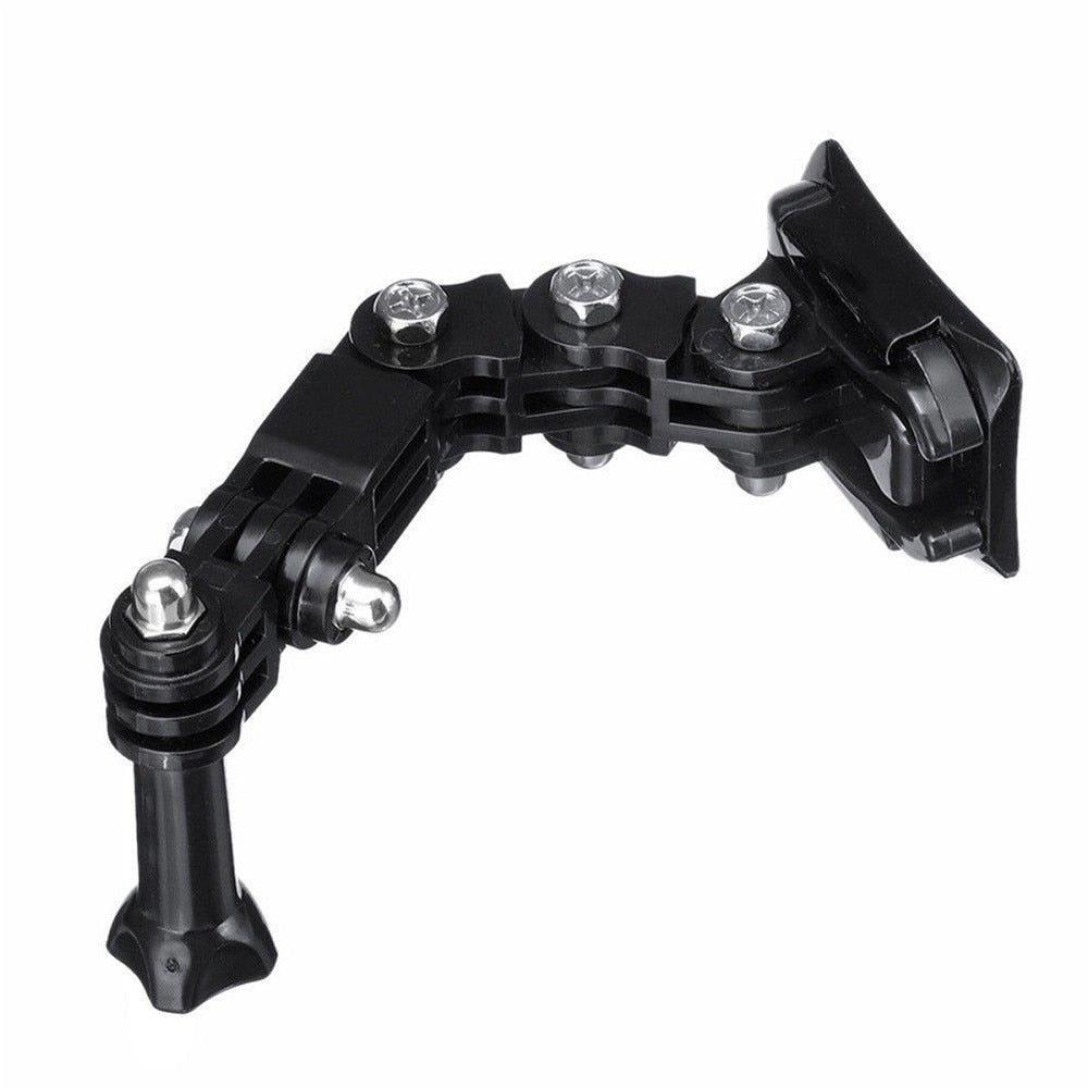 Soporte Adhesivo Curvo para Casco de Moto Compatible con GoPro Hero Xiaomi Yi SJCAM Eken Accesorios