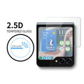 Protector de Pantalla Exterior Samsung Galaxy Z Flip 5 / 6 / 7 y W24 / W25 Vidrio Templado HD Anti-Espías | 4 Tipos