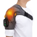 Masajeador de Hombro con Soporte Vibratorio y Calor Terapeútico Control Táctil Recargable USB