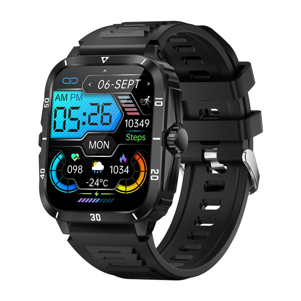 Smartwatch KT71 Impermeable 3 Metros Ritmo Cardíaco Presión Arterial Outdoor Llamadas Bluetooth Deportivo