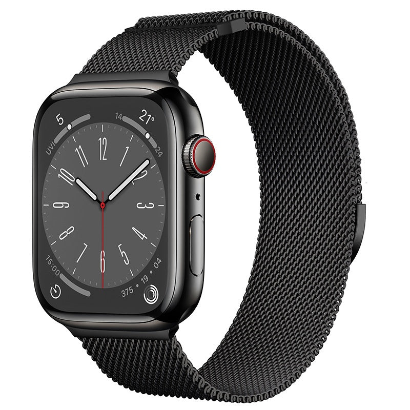 Correa Milanese de Acero Magnética para Apple Watch iWatch 11 – 38 a 49mm, 10 Colores, Cierre Magnético