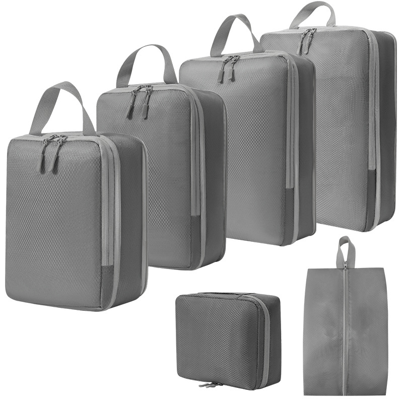 Set de Bolsas Organizadoras de Viaje Digital Cosméticos Zapatos y Ropa Compresoras de Equipaje