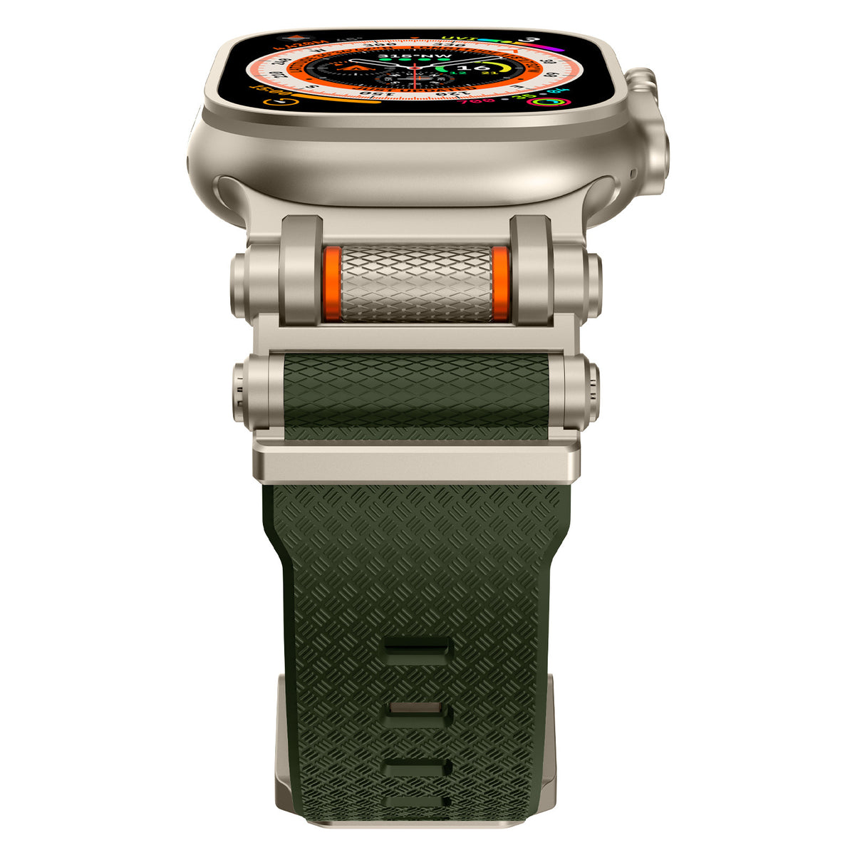 Correa de Silicona con Fibra de Carbono para Apple Watch y Samsung Galaxy Watch Ultra – Estilo Fashion, 22mm