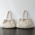 Bolsa Tejida Underarm Woven Bag Asa Trenzada 7 Colores Talla Small 37cm / Large 44cm