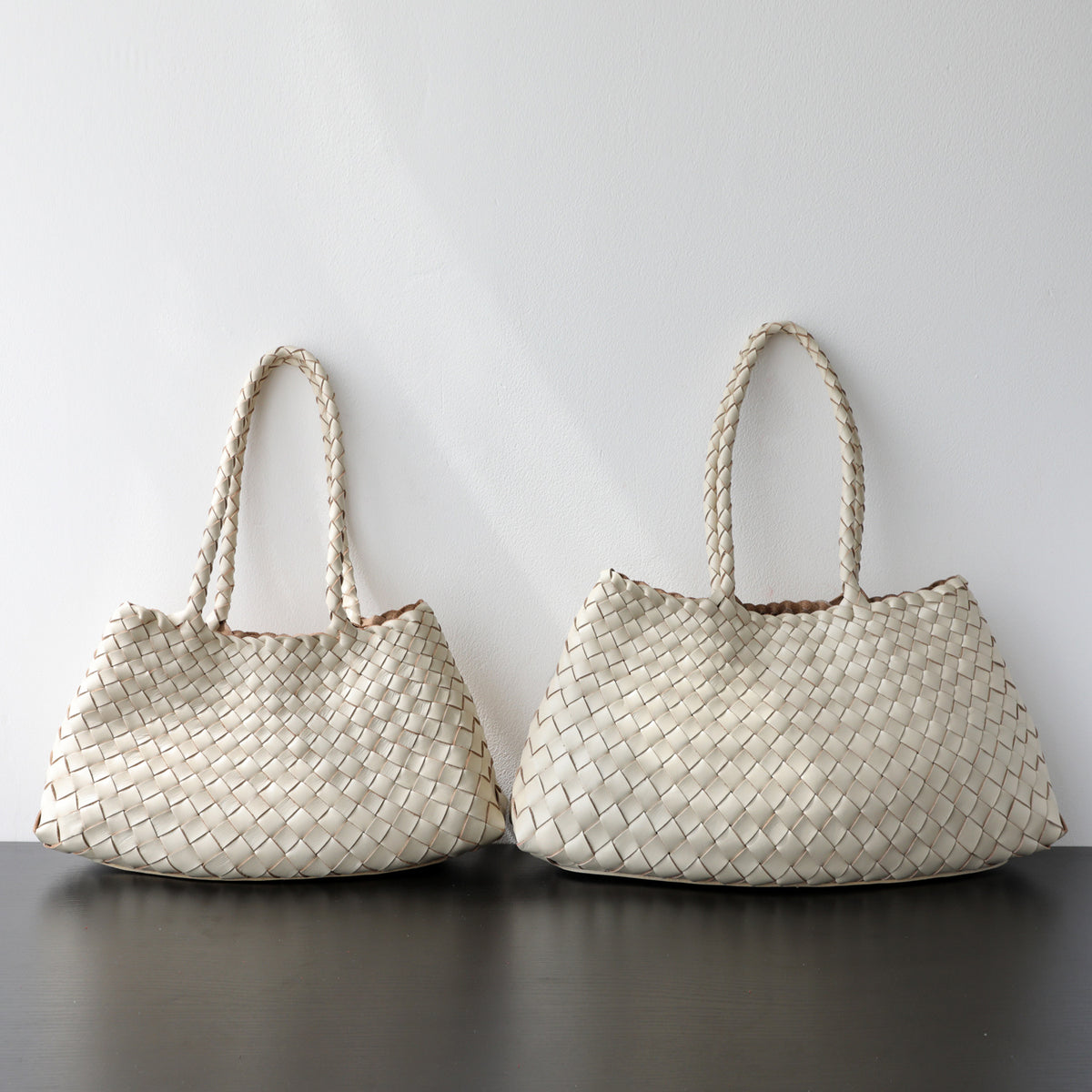 Bolsa Tejida Underarm Woven Bag Asa Trenzada 7 Colores Talla Small 37cm / Large 44cm