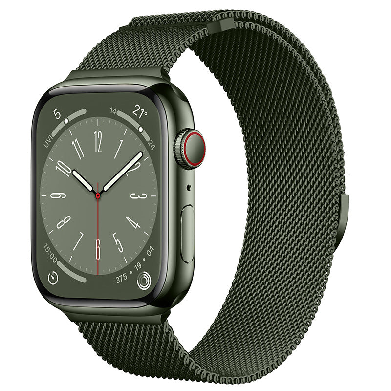 Correa Milanese de Acero Magnética para Apple Watch iWatch 11 – 38 a 49mm, 10 Colores, Cierre Magnético