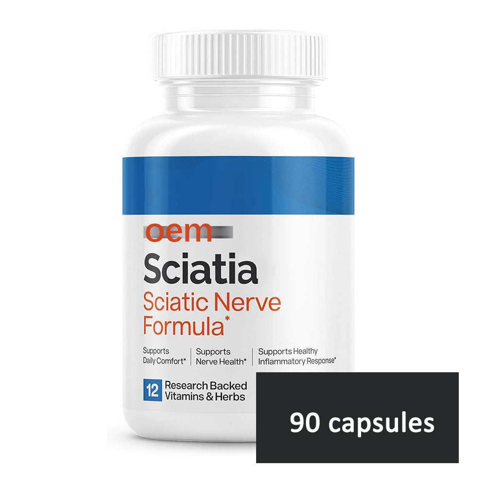 Cápsulas Sciatia Vitaminas B2, B6, B9, B12 – Fórmula para Nervio Ciático