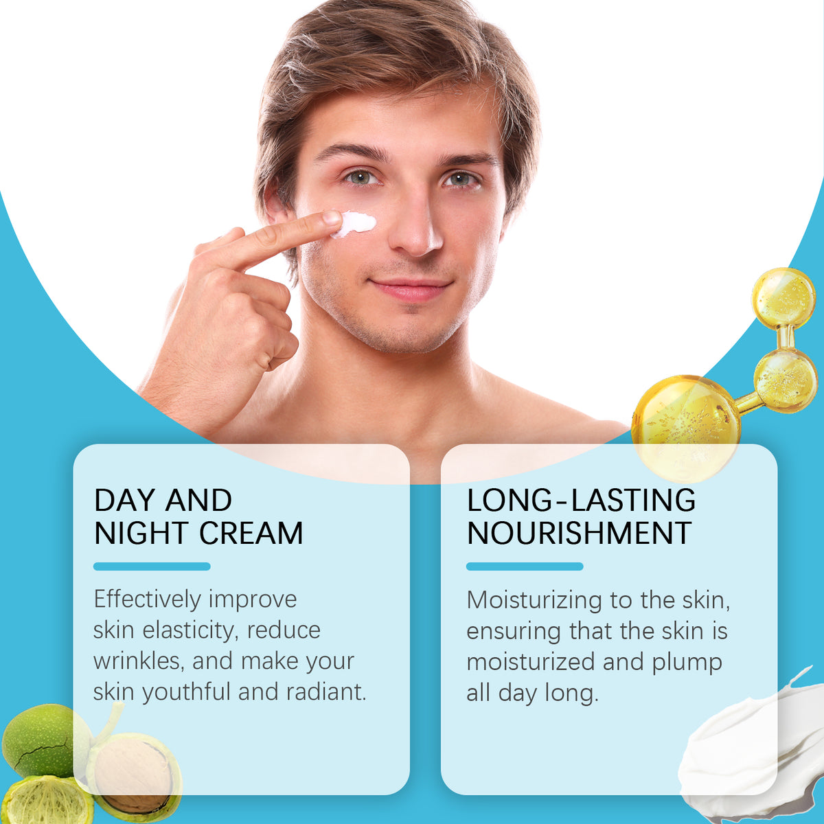 Hidratante Facial para Hombre — Nutre en Profundidad y Mejora la Piel